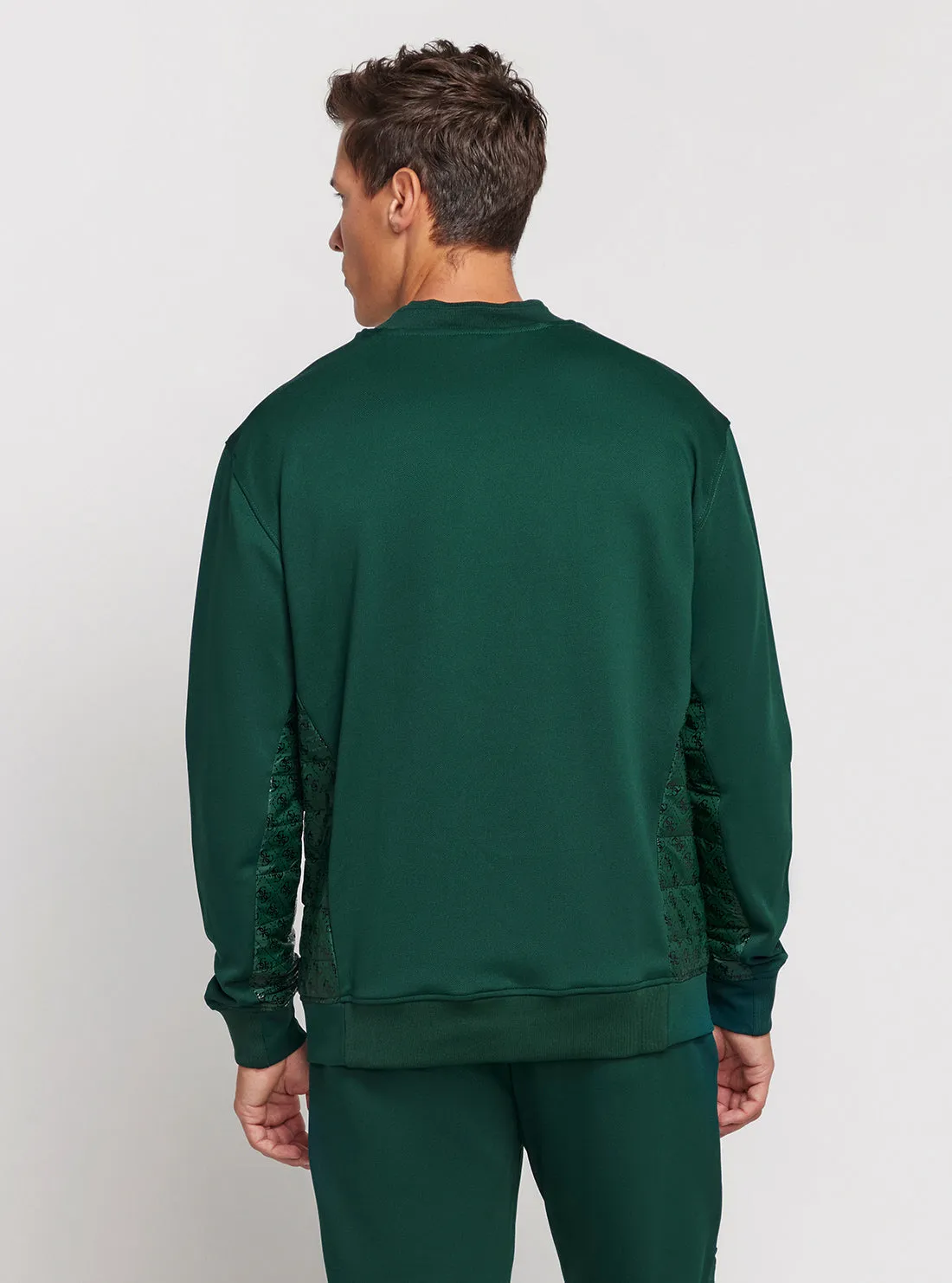 Green Gaston Crew Neck Jumper