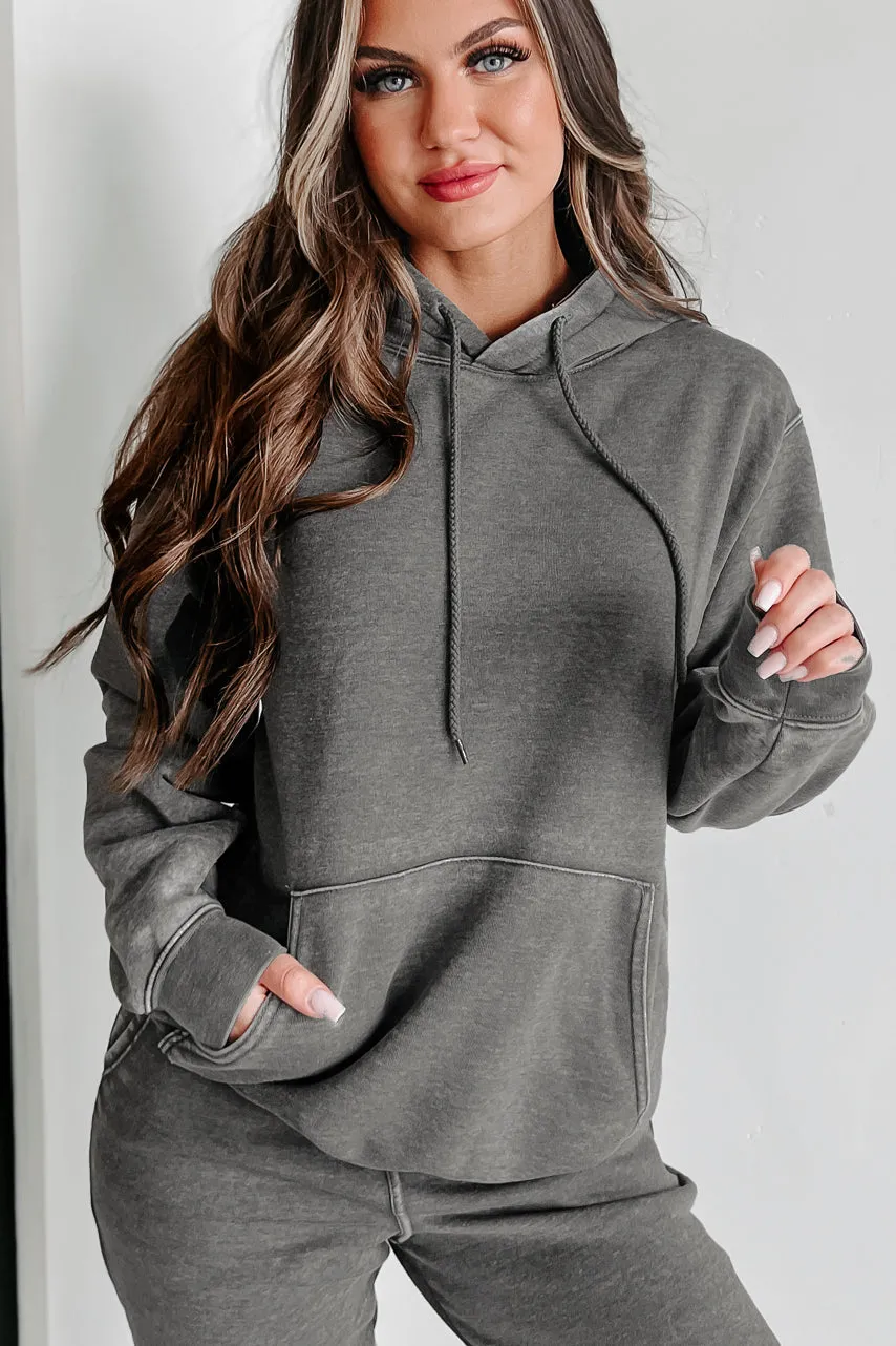 Hard Act To Follow Fleece Hoodie & Jogger Set (Heather Grey)