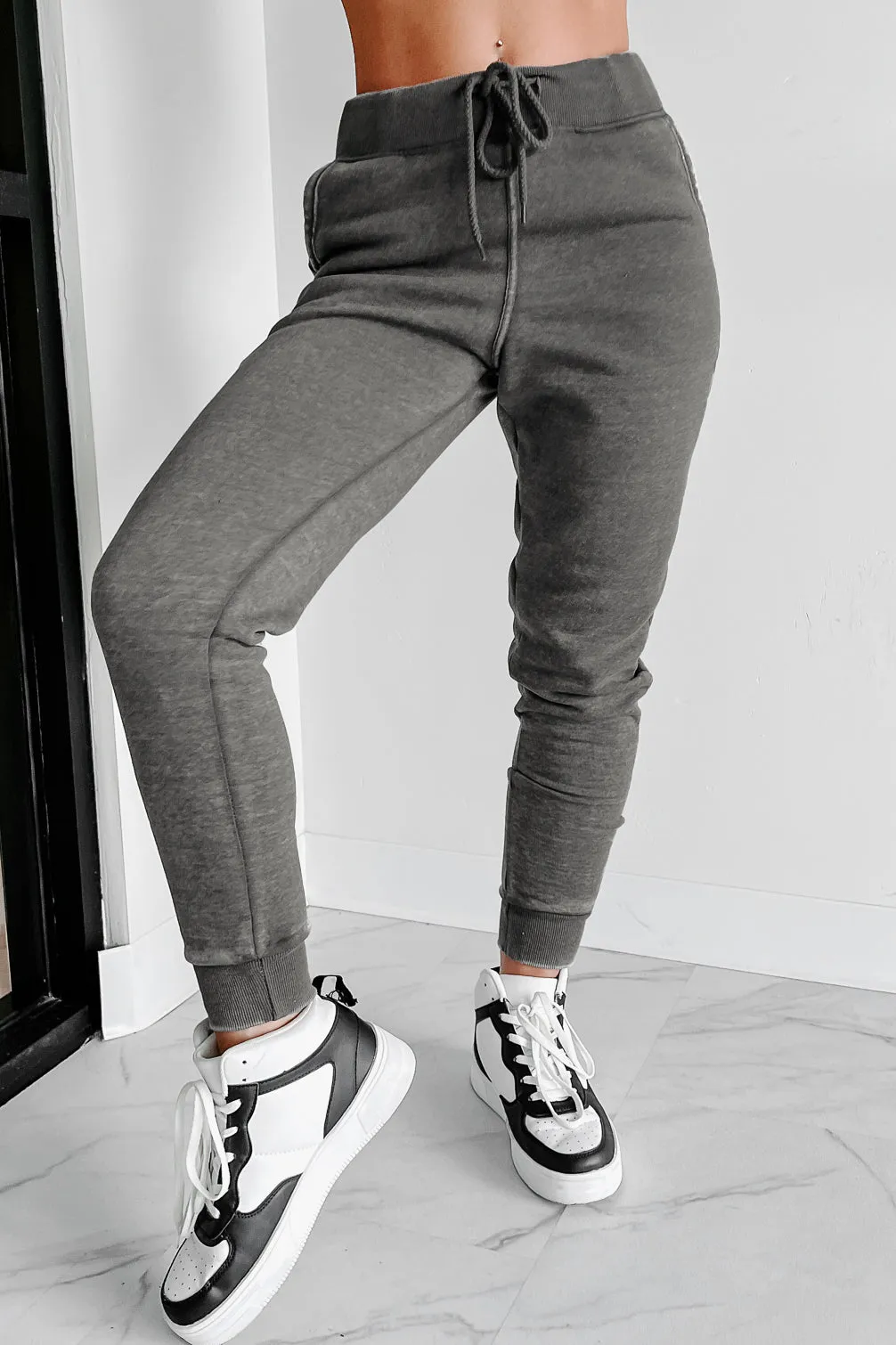 Hard Act To Follow Fleece Hoodie & Jogger Set (Heather Grey)