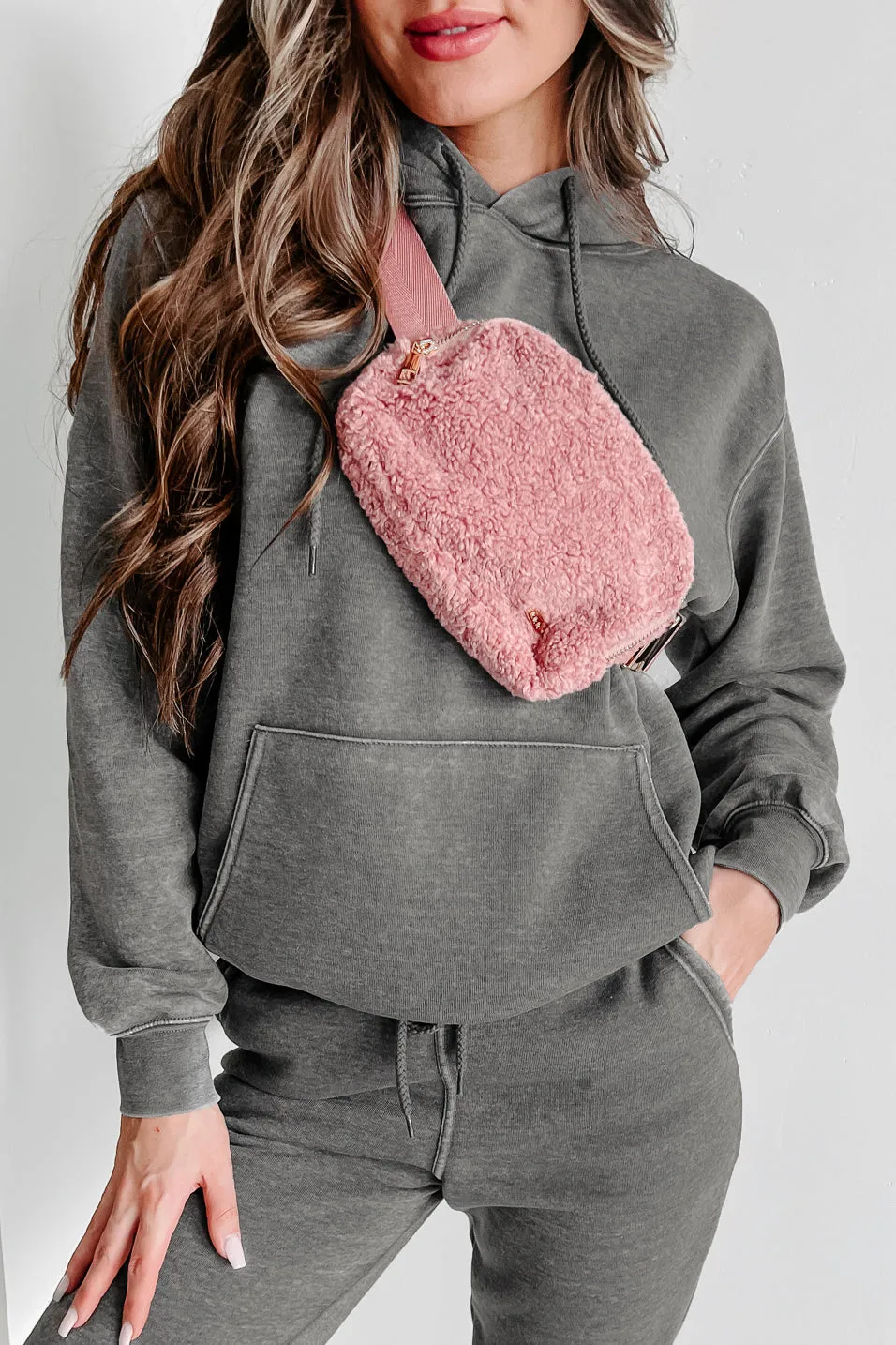 Hard Act To Follow Fleece Hoodie & Jogger Set (Heather Grey)