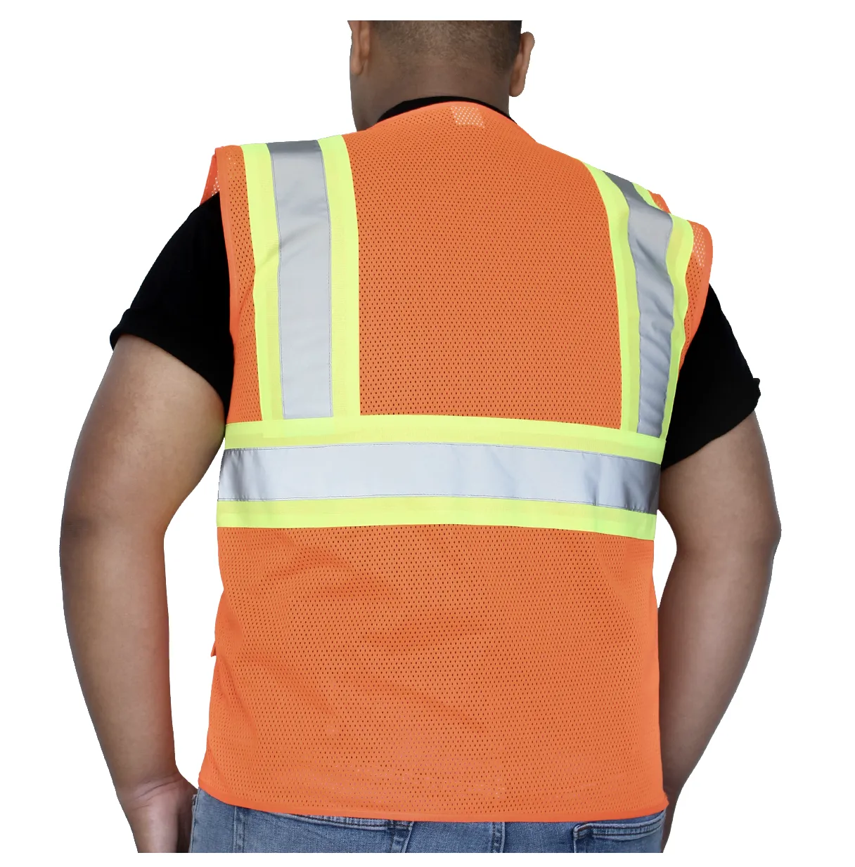 Hi-Vis Orange Class 2 - Safety Vest (Multi Pockets)