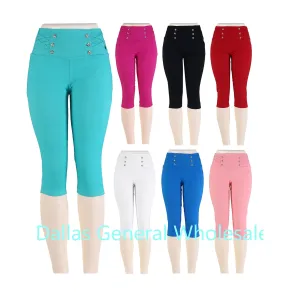 High Wasit Capris Pants Wholesale