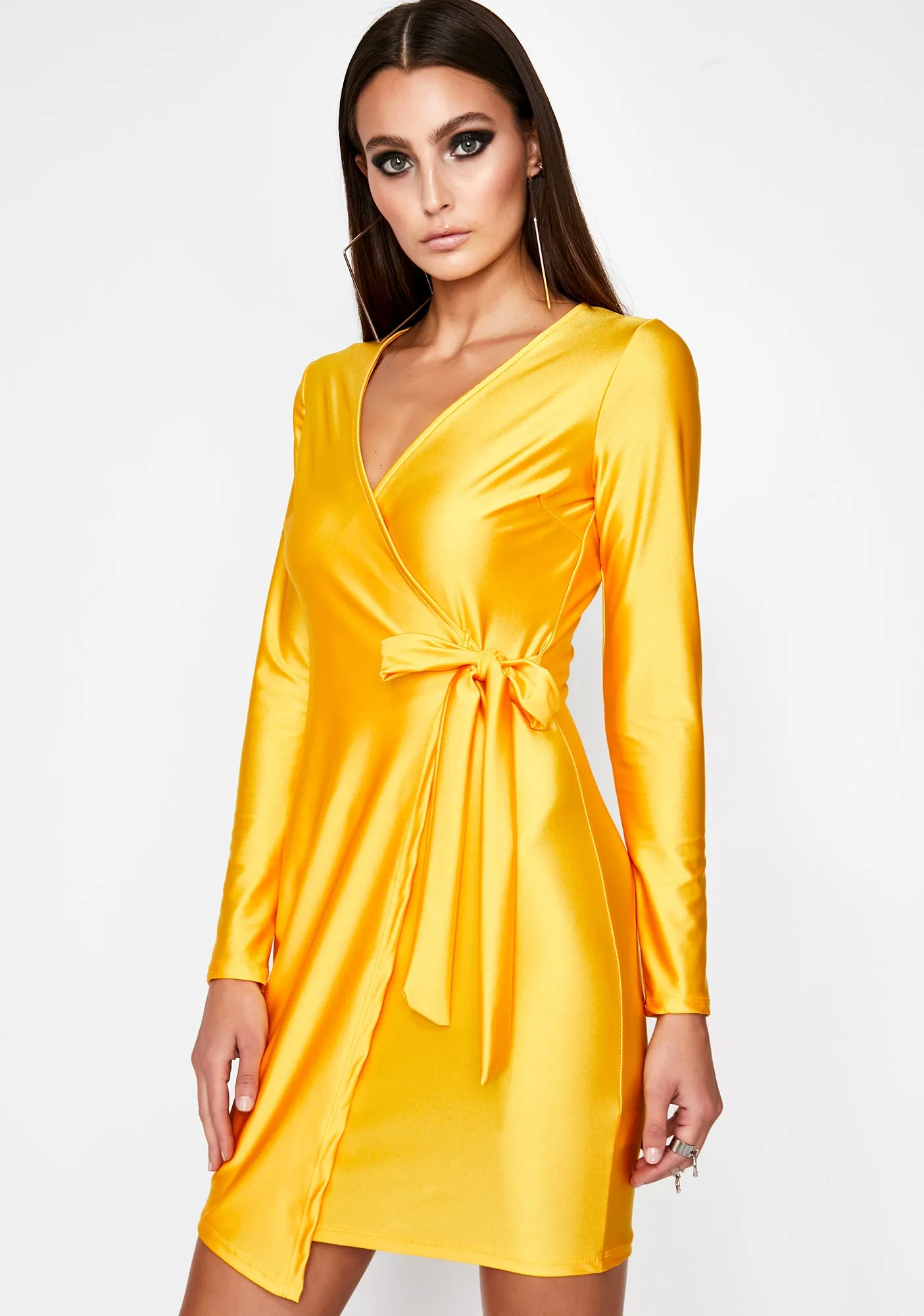 Honey Dinner Date Wrap Dress