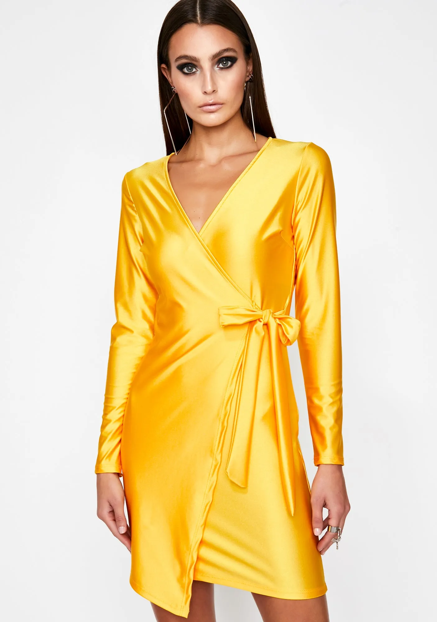 Honey Dinner Date Wrap Dress