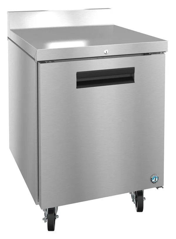 Hoshizaki WR27A-01 27" One Door Worktop Refrigerator, Stainless Door with Lock