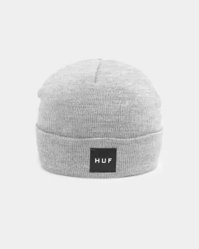 Huf Box Logo Beanie Grey Heather