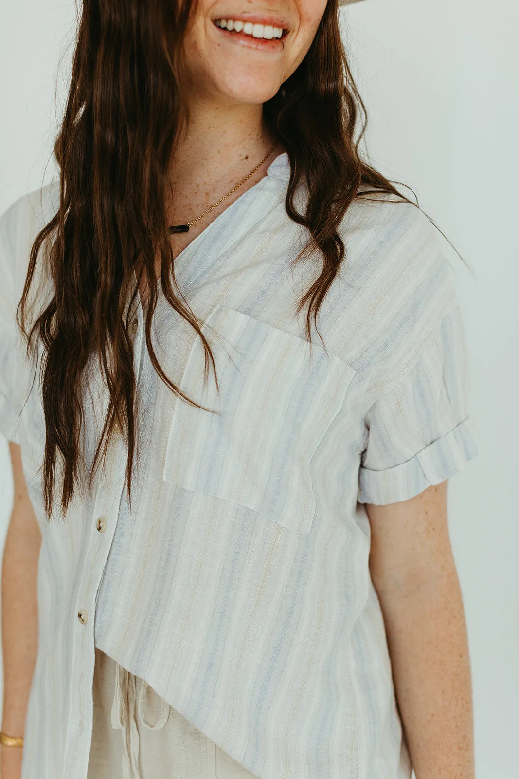 Irelyn Linen Top