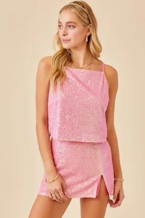 Iridescent Sequin Cami