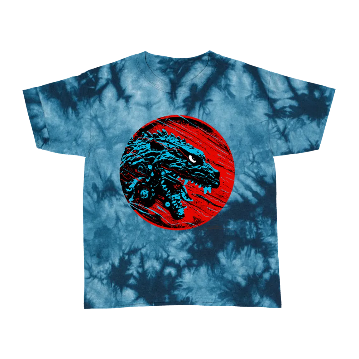 J. Bannon “Destroyer Of Worlds: Blue & Red” Kids Navy Tie-Dye T-Shirt