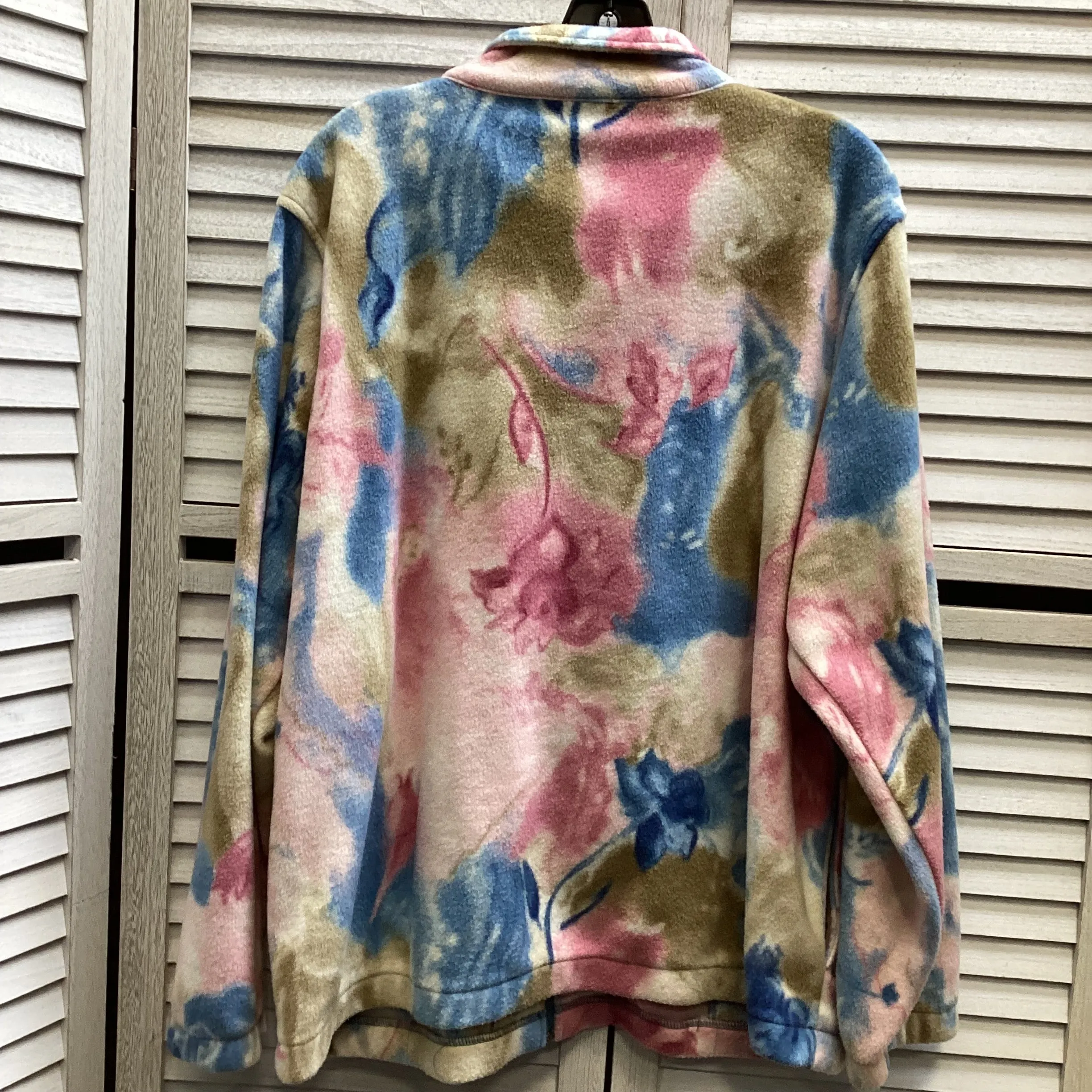 Jacket Fleece By Koret In Multi-colored, Size: Xl