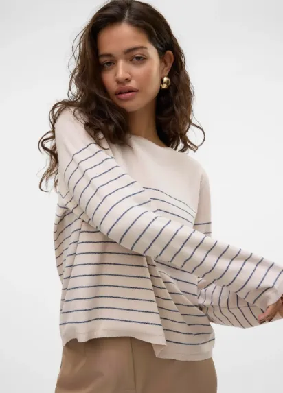 Johanna Birch Navy Stripe Pullover