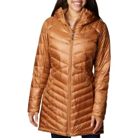 Joy Peak Mid Insulated Hooded Jacket Camel Brown