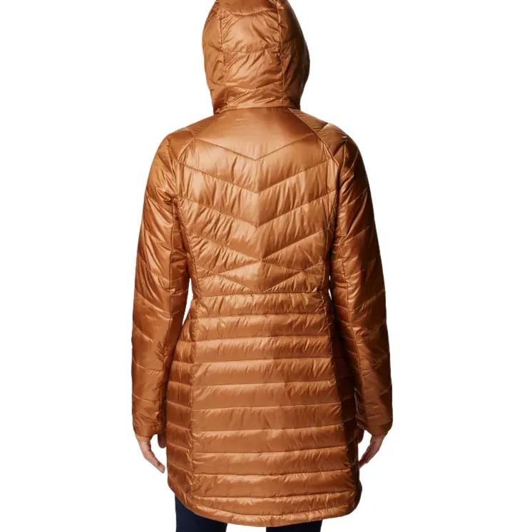 Joy Peak Mid Insulated Hooded Jacket Camel Brown