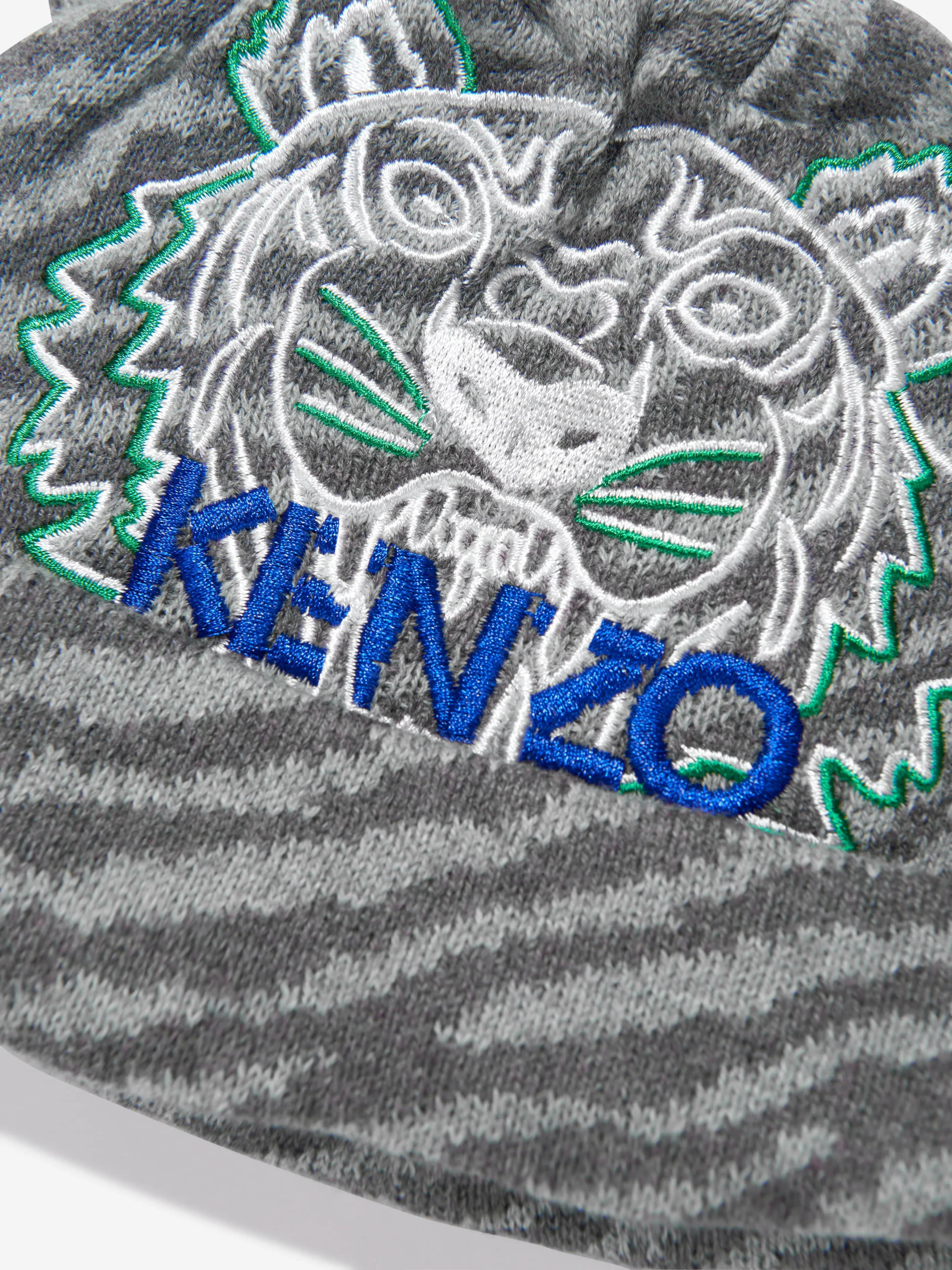 KENZO Baby Knitted Beanie Hat With Ears