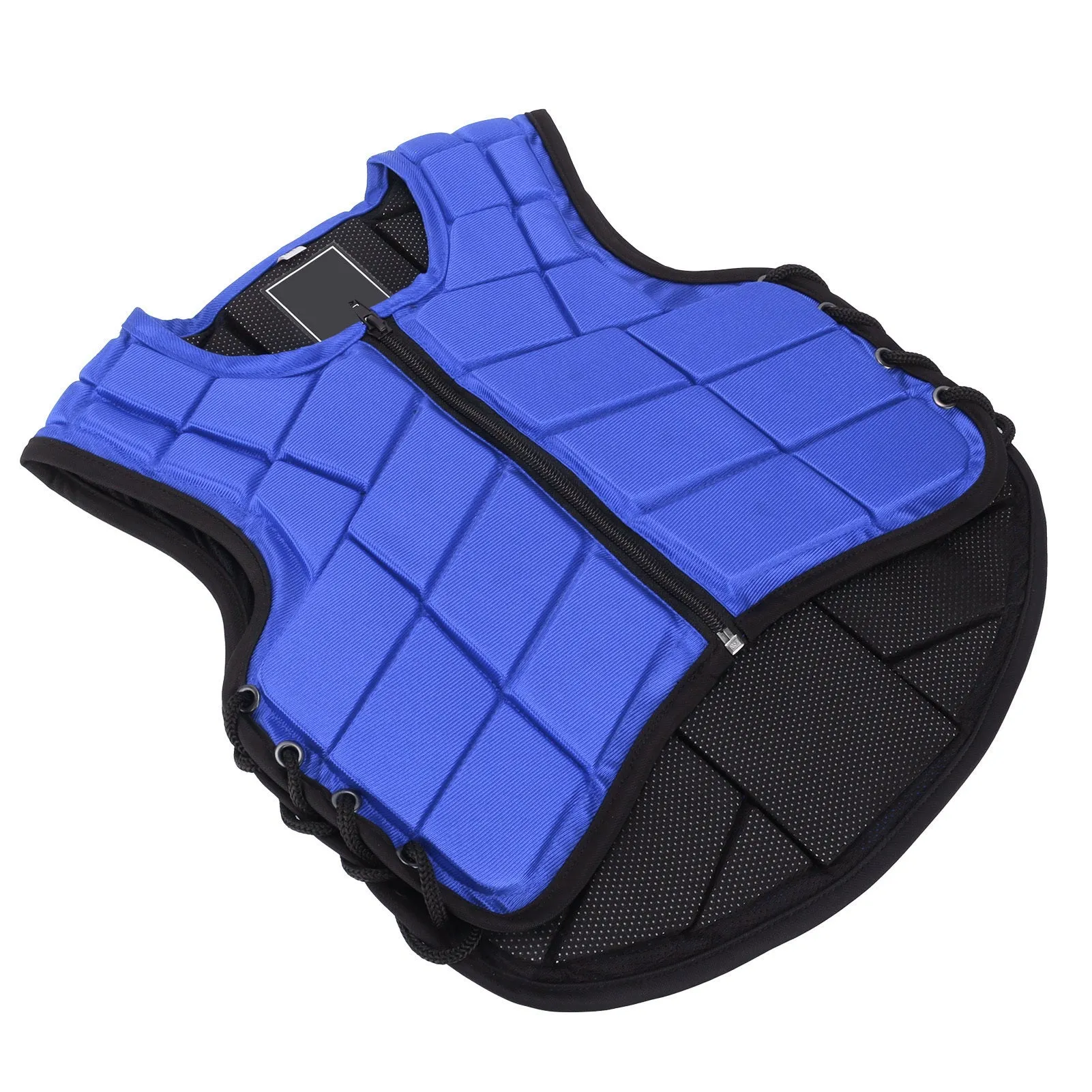 Kids Equestrian Vest Foam Padded Safety Horse Riding Protective Gear Body Protector BlueCM