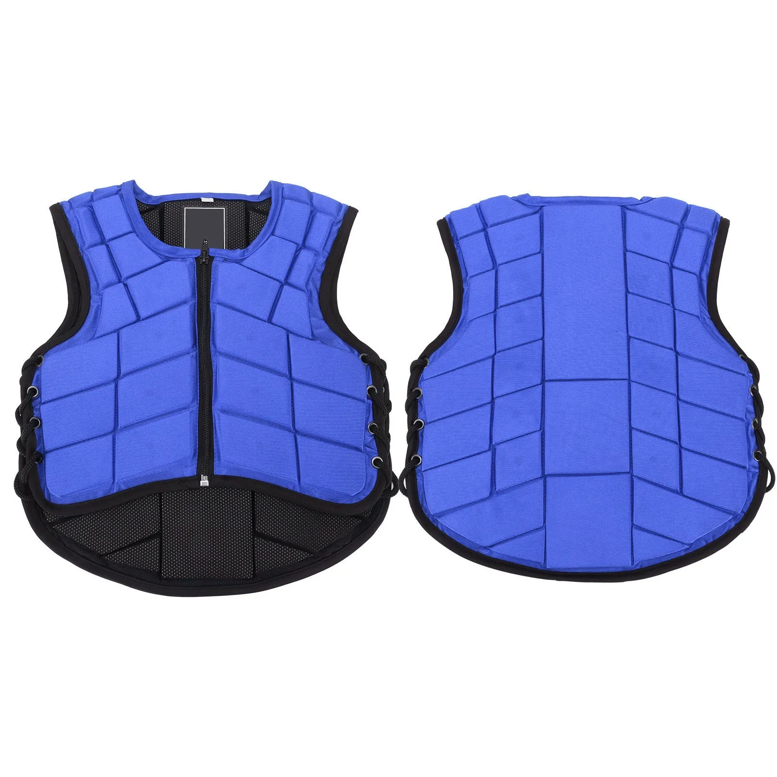 Kids Equestrian Vest Foam Padded Safety Horse Riding Protective Gear Body Protector BlueCM