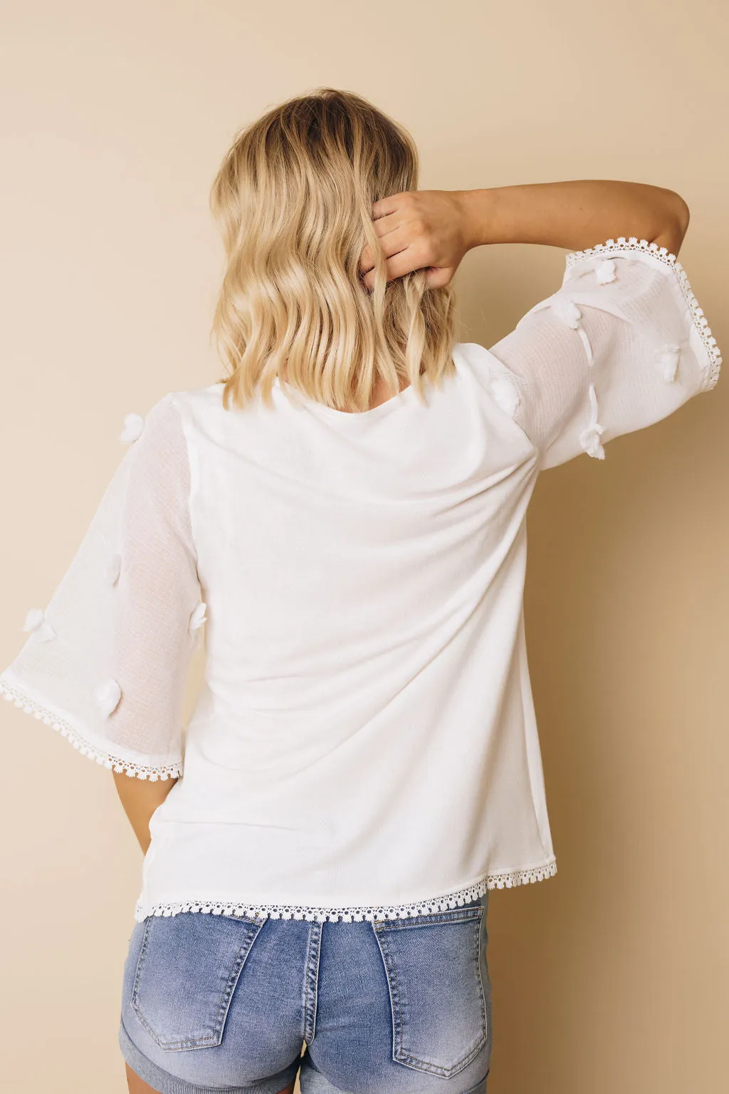 Kimono Sleeve Knit Top