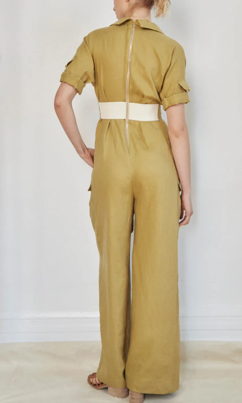 KITX Safari Jumpsuit - Willow Mustard