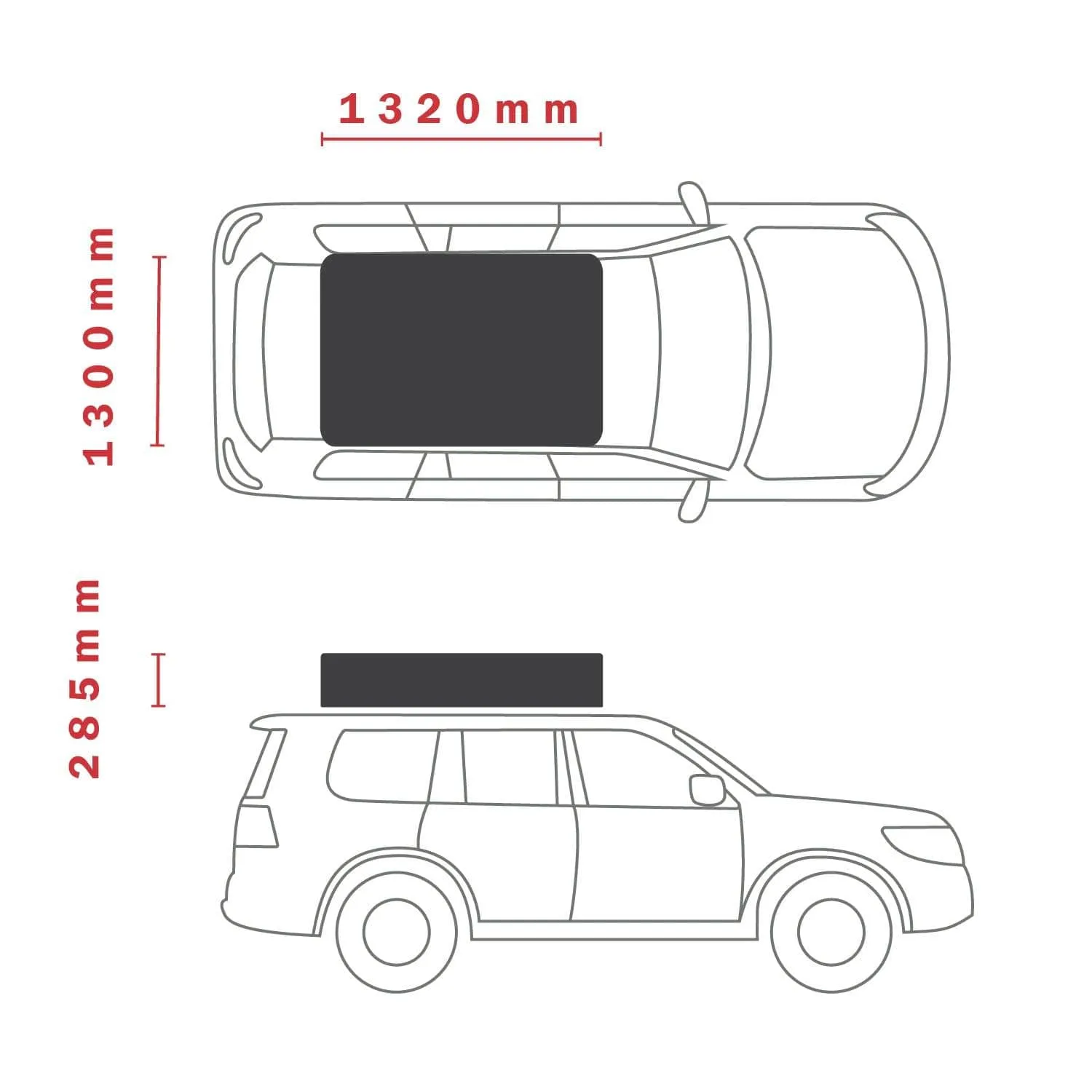 KOZI 1300 ROOF TOP TENT