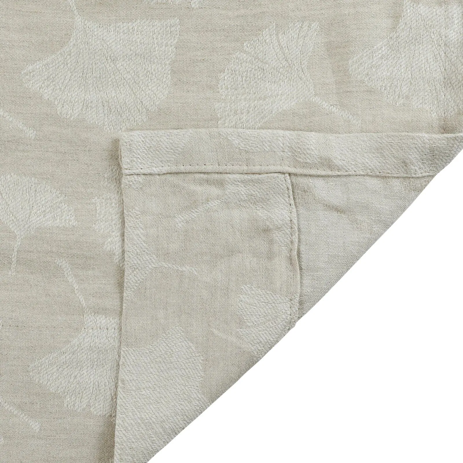 Lance 100% Linen Jacquard Curtain Soft Top