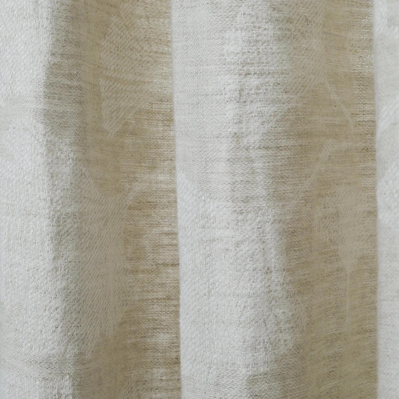 Lance 100% Linen Jacquard Curtain Soft Top