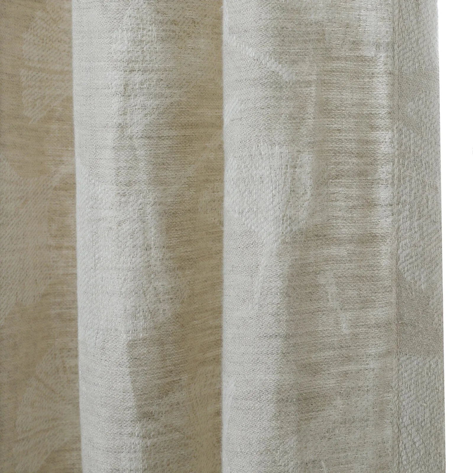 Lance 100% Linen Jacquard Curtain Soft Top