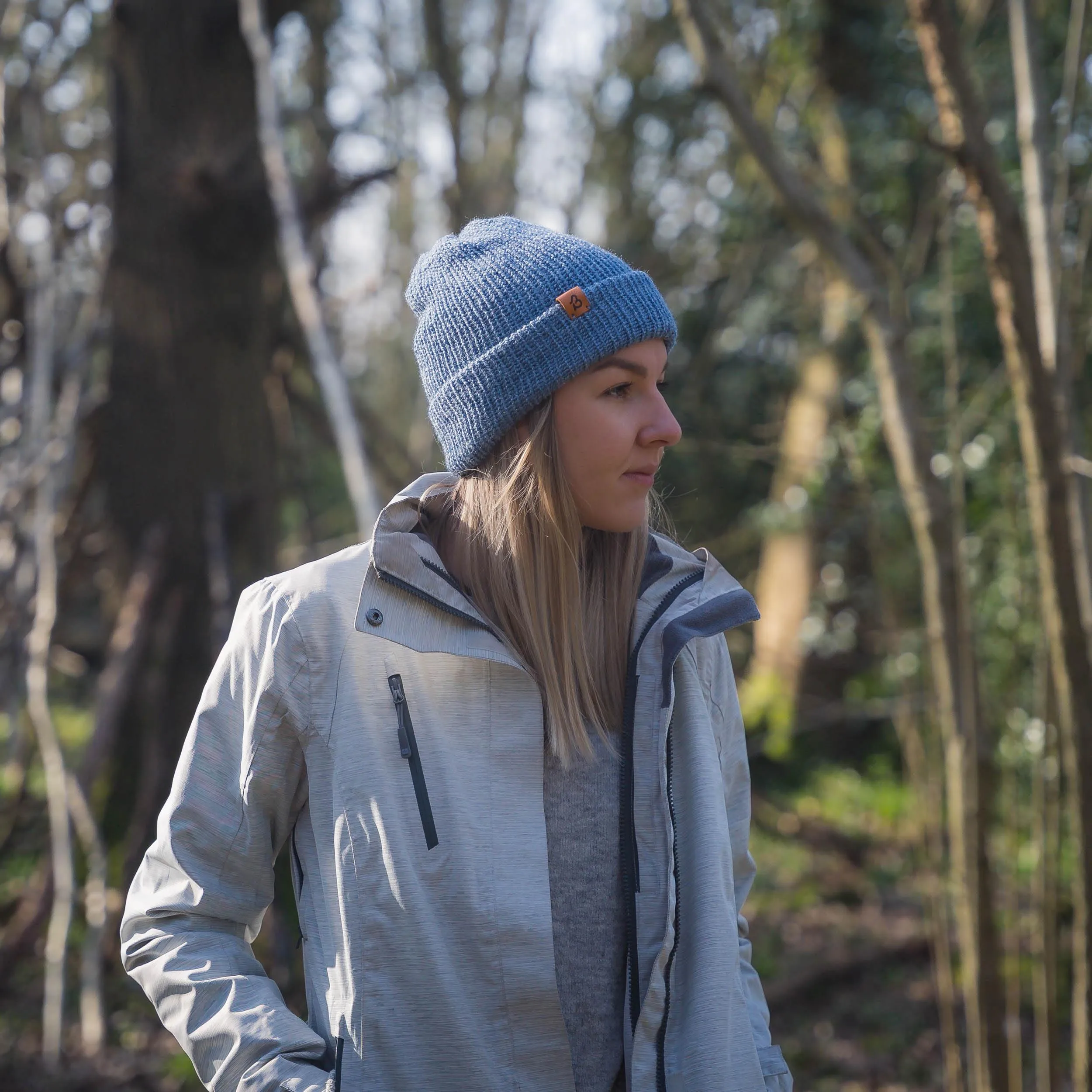 Lavander Pink Wooly Beanie Hat