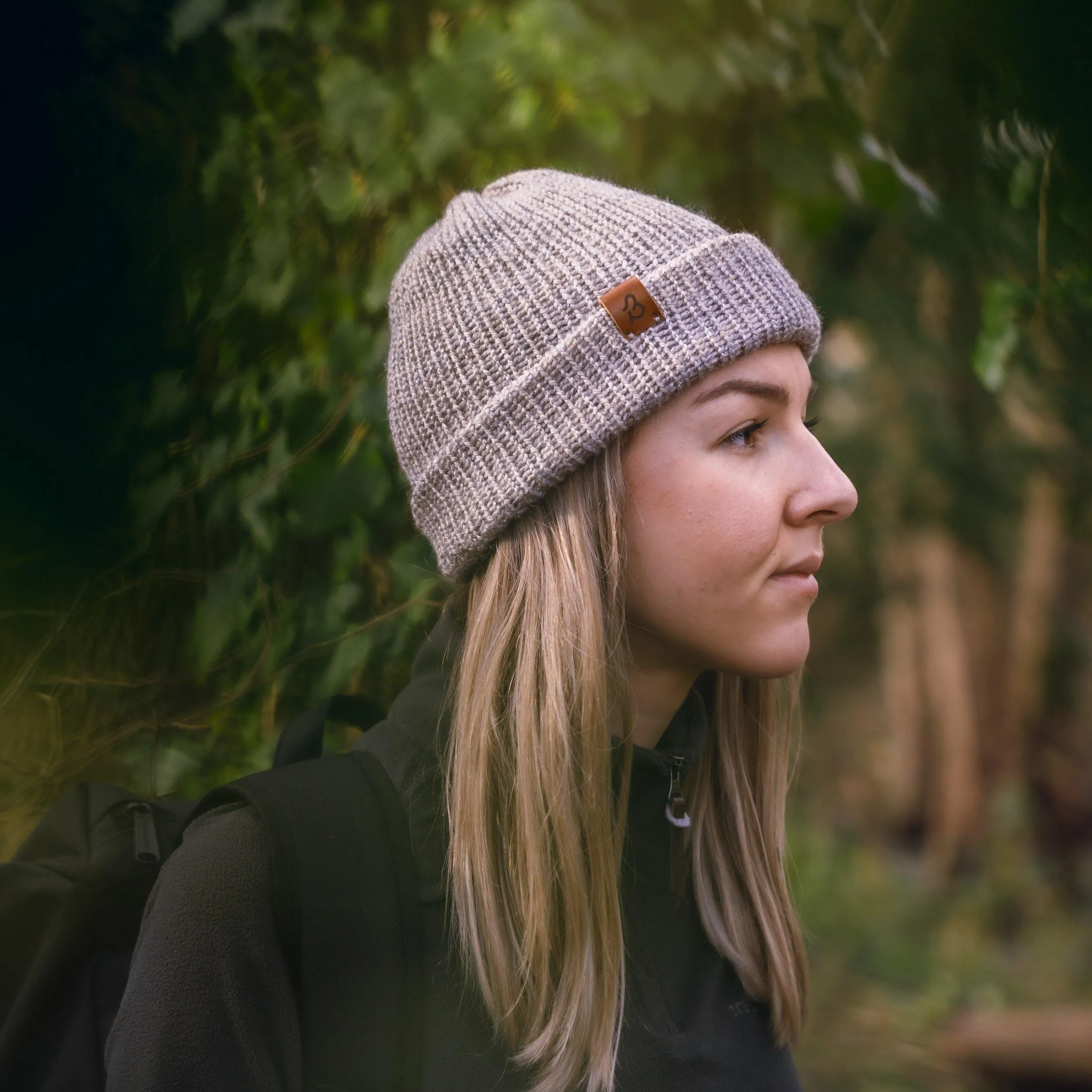 Lavander Pink Wooly Beanie Hat