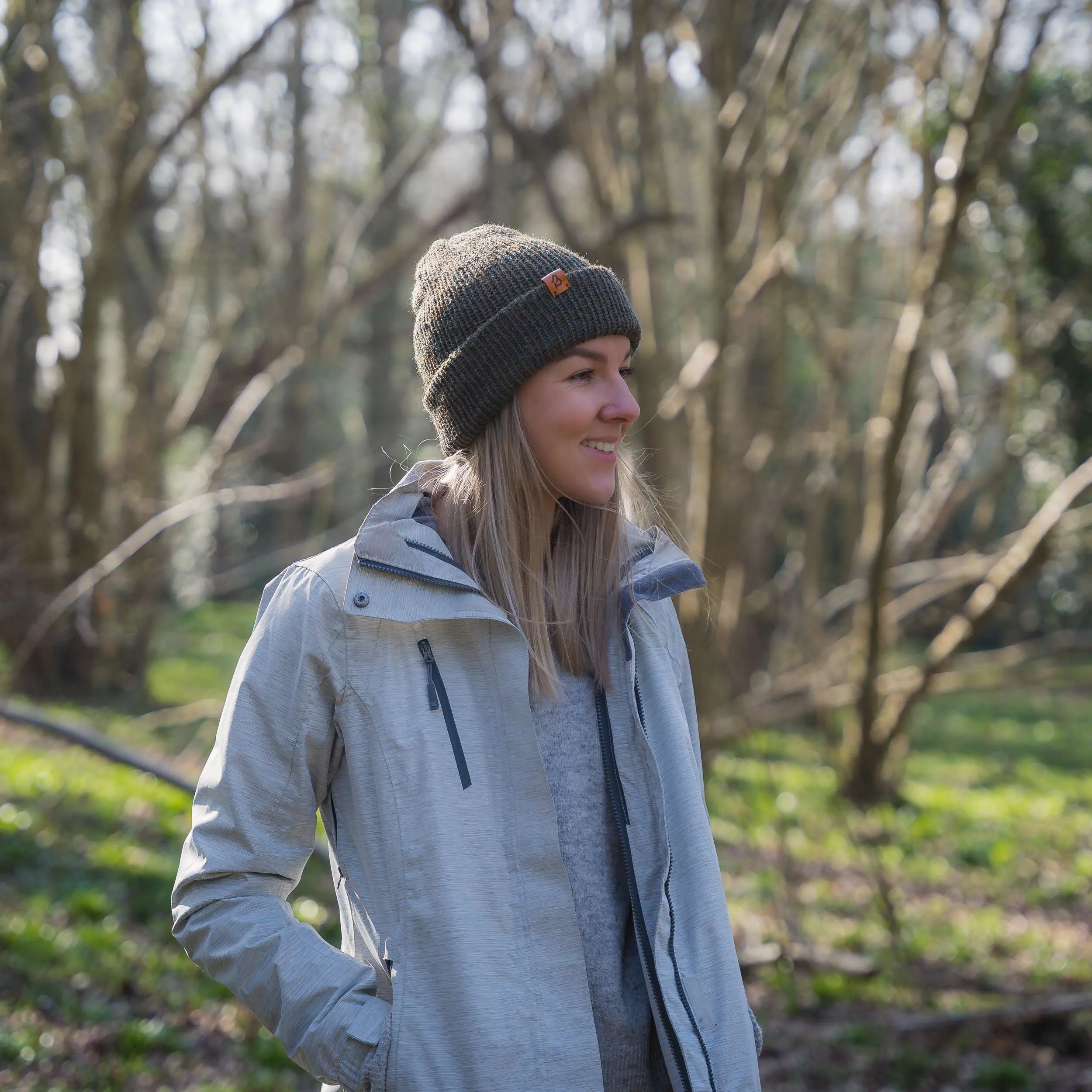 Lavander Pink Wooly Beanie Hat