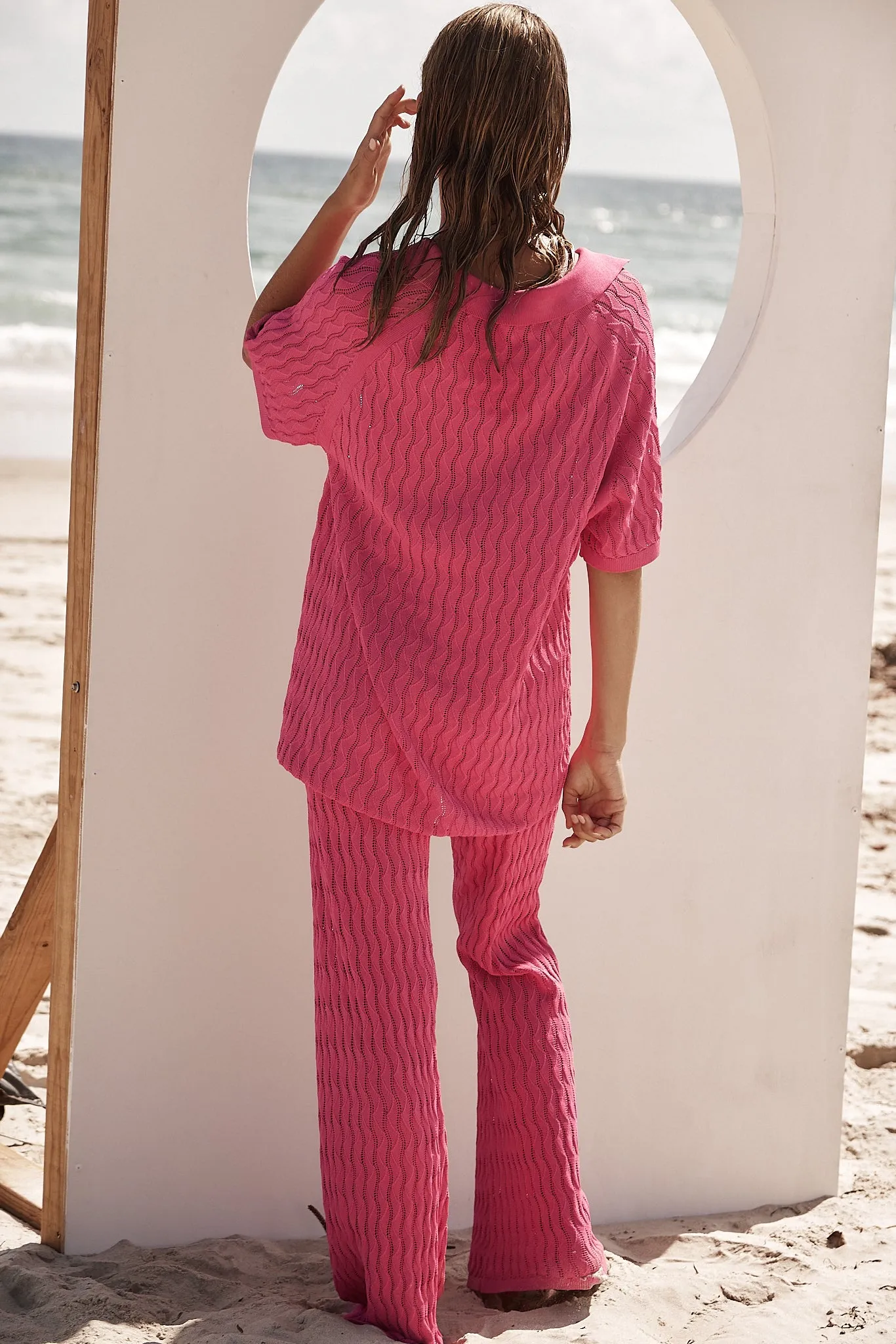 Lille Knit Pant (Pink)