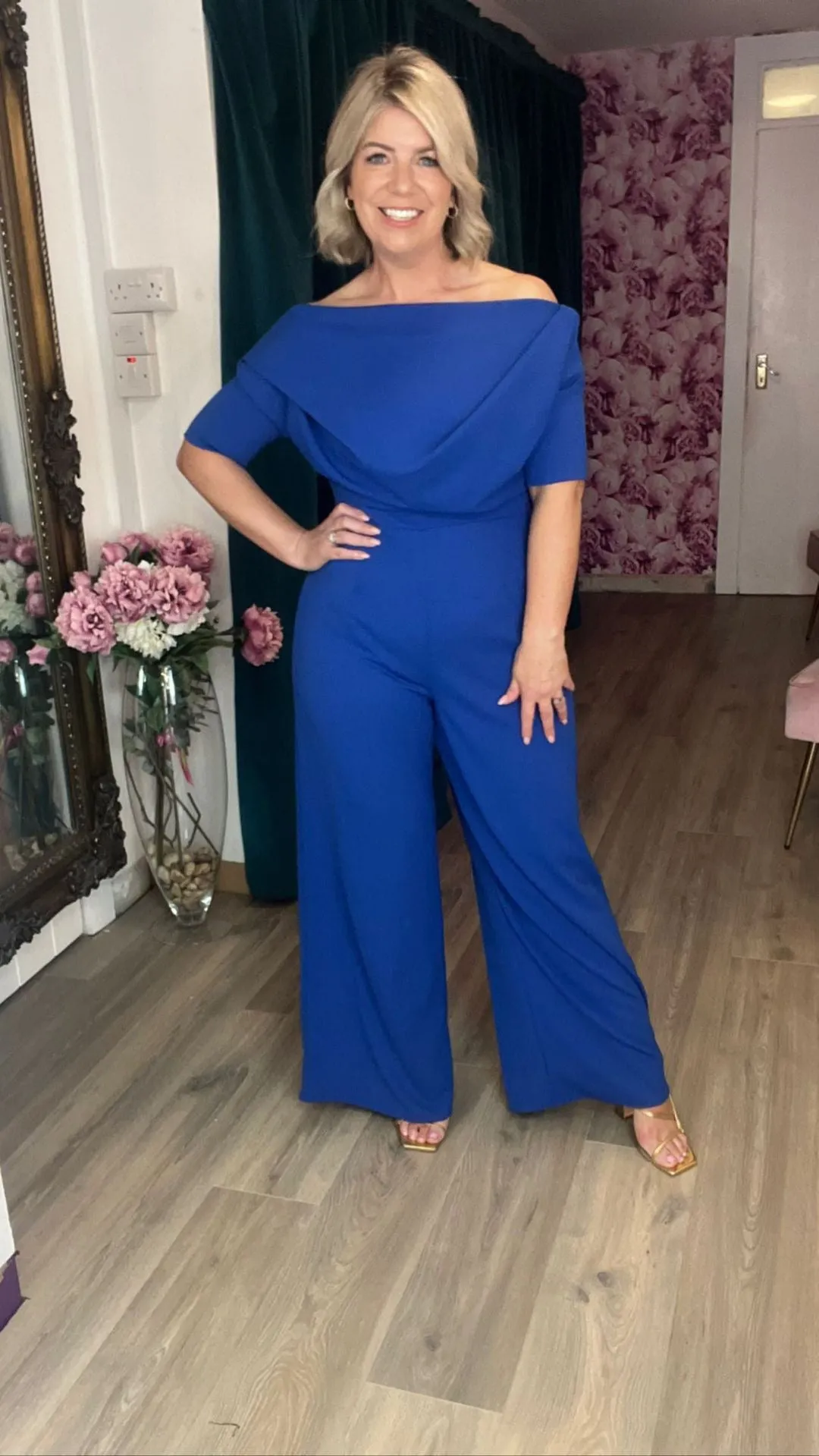 LIMA CREPE JUMPSUIT (COBALT)