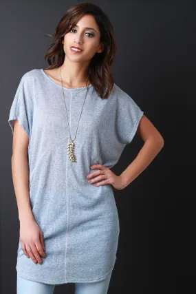 Longline Knit Tunic Top