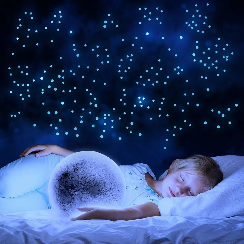 Luminous Dots Glow In Dark Wall Stickers