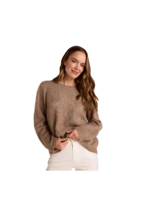 Luxe Fuzzy Crew Sweater