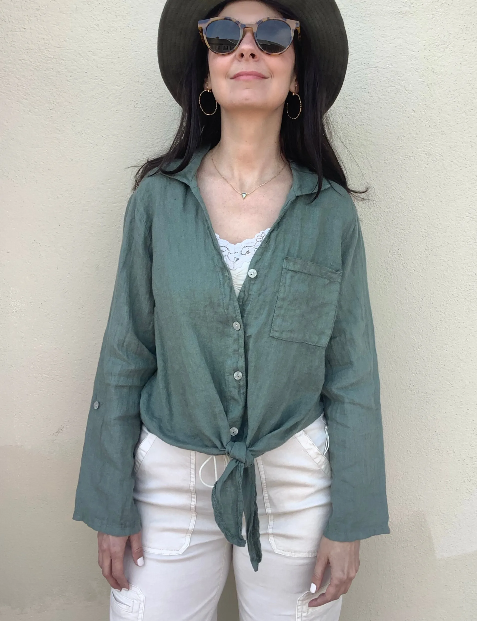 Madeline Linen Blouse