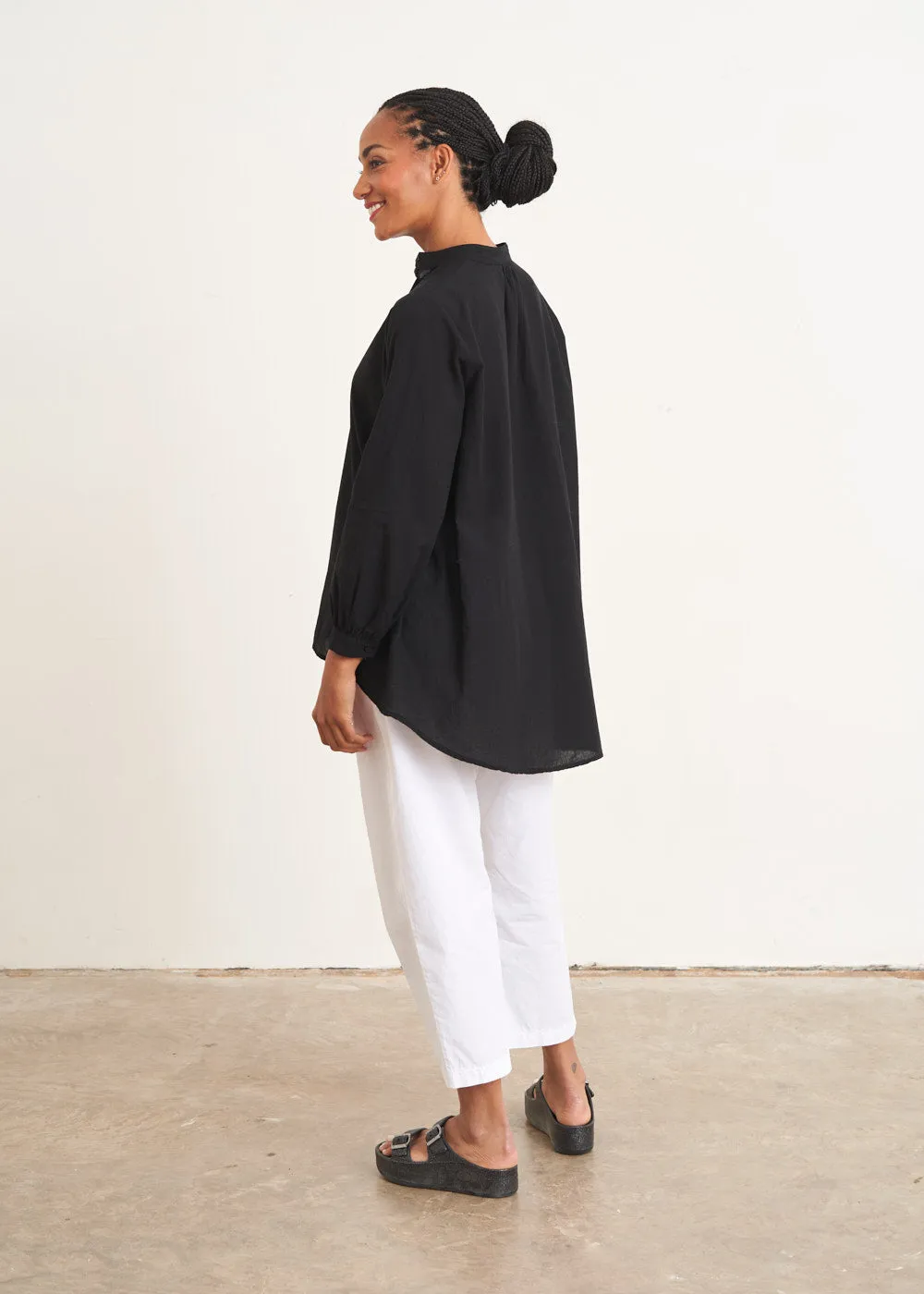 MAGGIE SHEER SWING SHIRT