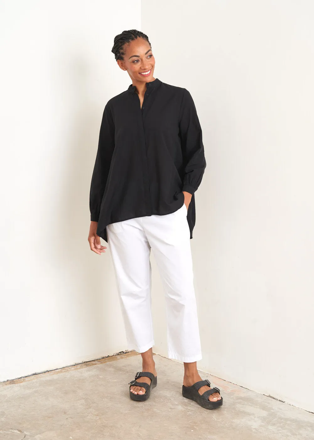 MAGGIE SHEER SWING SHIRT