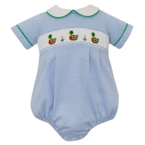 Mallard Duck Knit Bubble- Blue Stripe