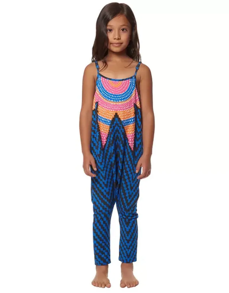 Mara Hoffman Kids Starbasket Jumpsuit in Navy