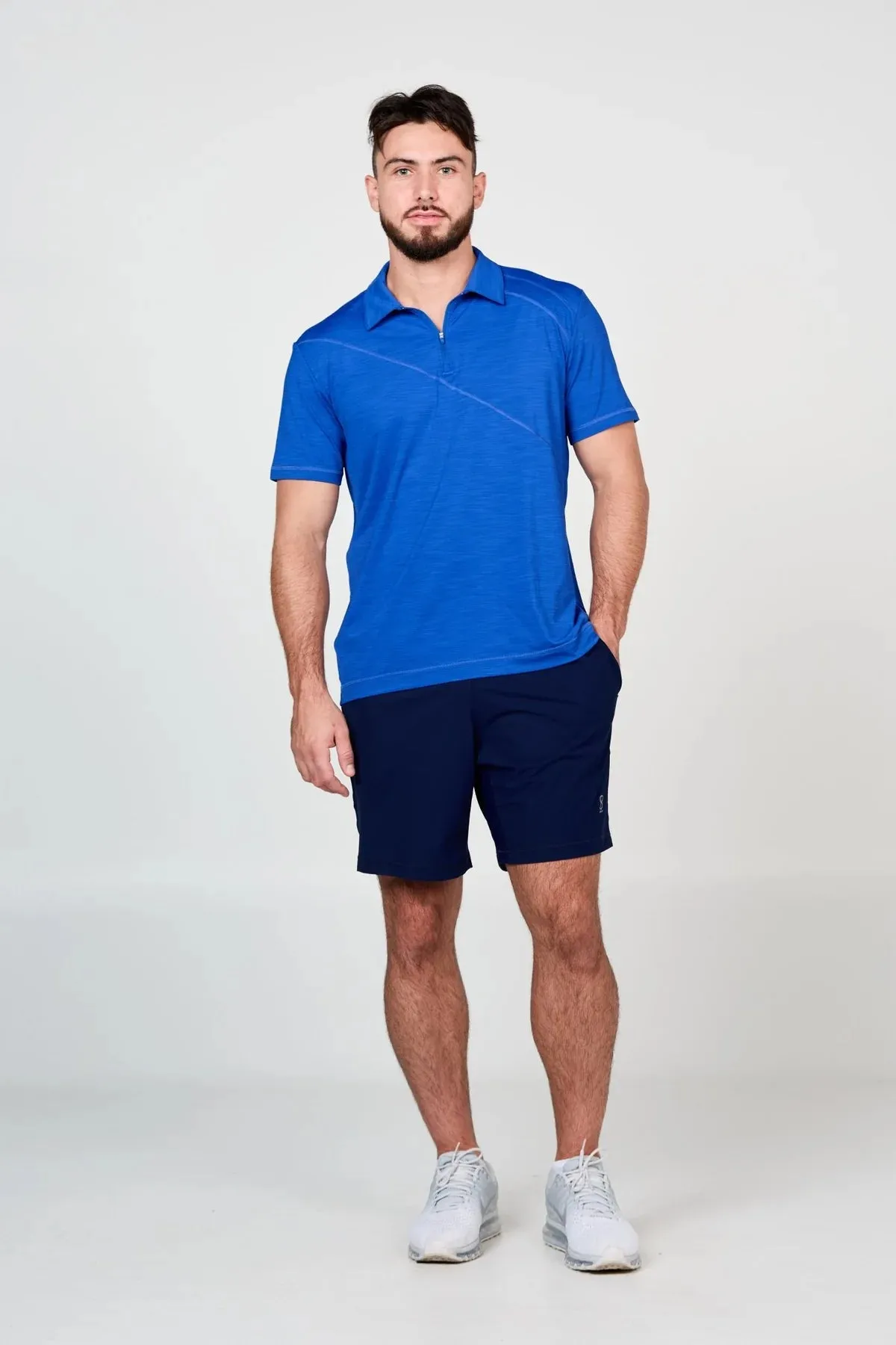 Mens BSport 7” Vented Short (Navy)