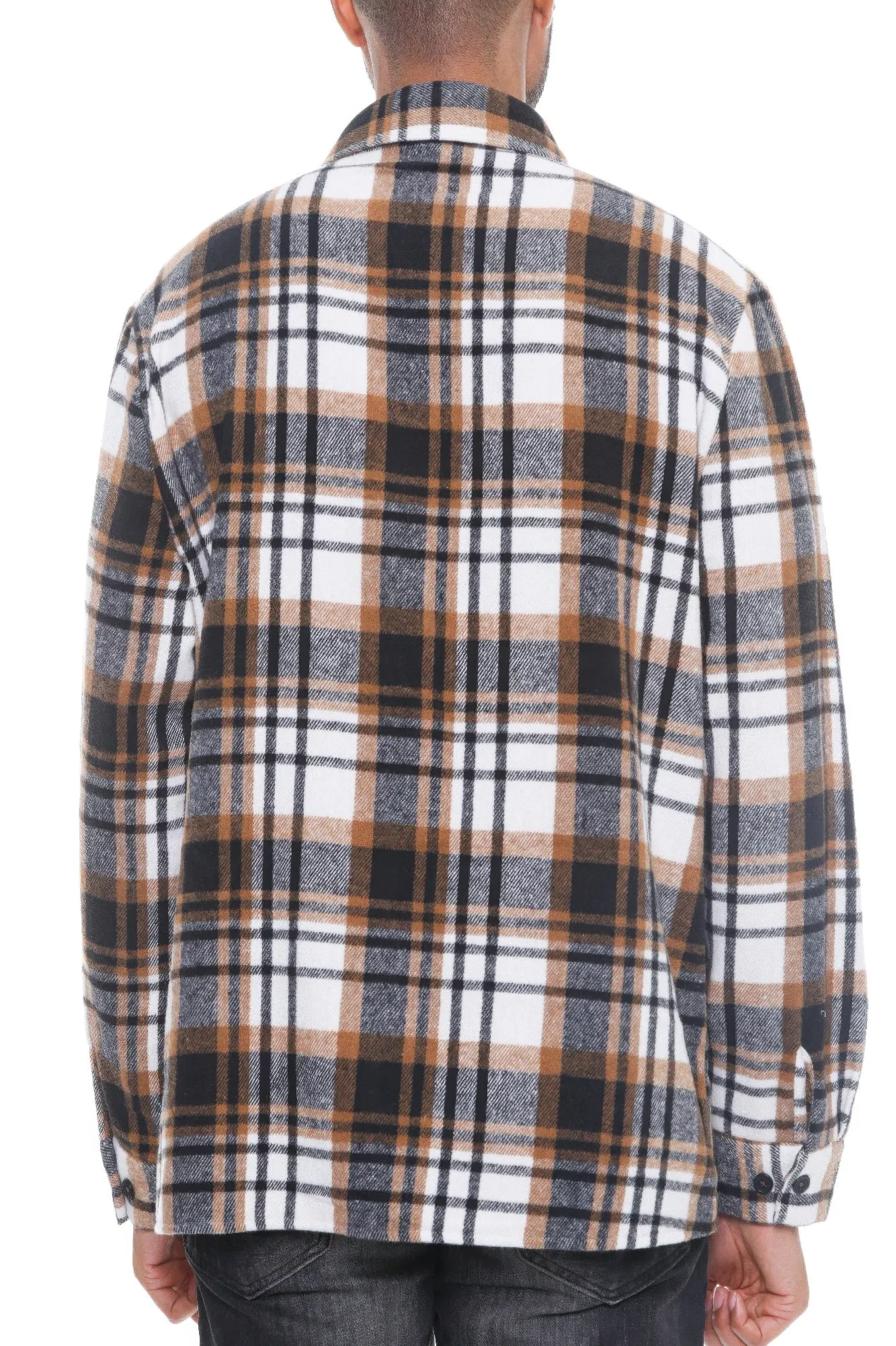 Mens Checkered Soft Flannel Shirt