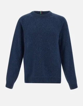 Men's Indigo Blue Merino Sweater