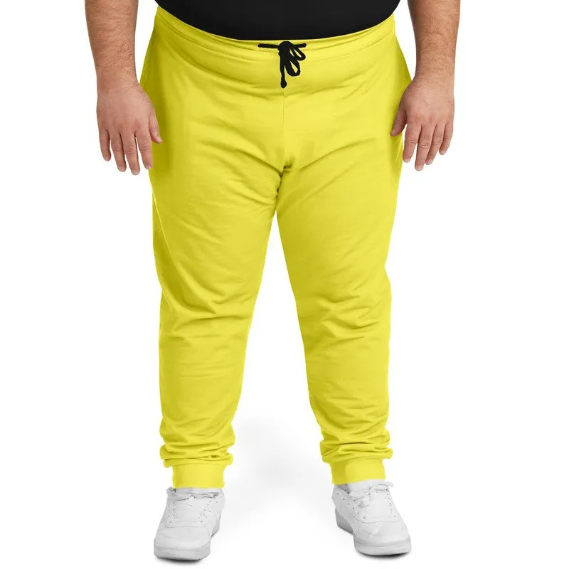 Midtone Yellow Joggers | Unisex | with PLUS sizes | C0M0Y80K0