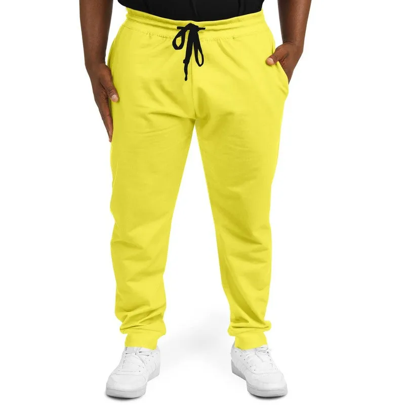 Midtone Yellow Joggers | Unisex | with PLUS sizes | C0M0Y80K0