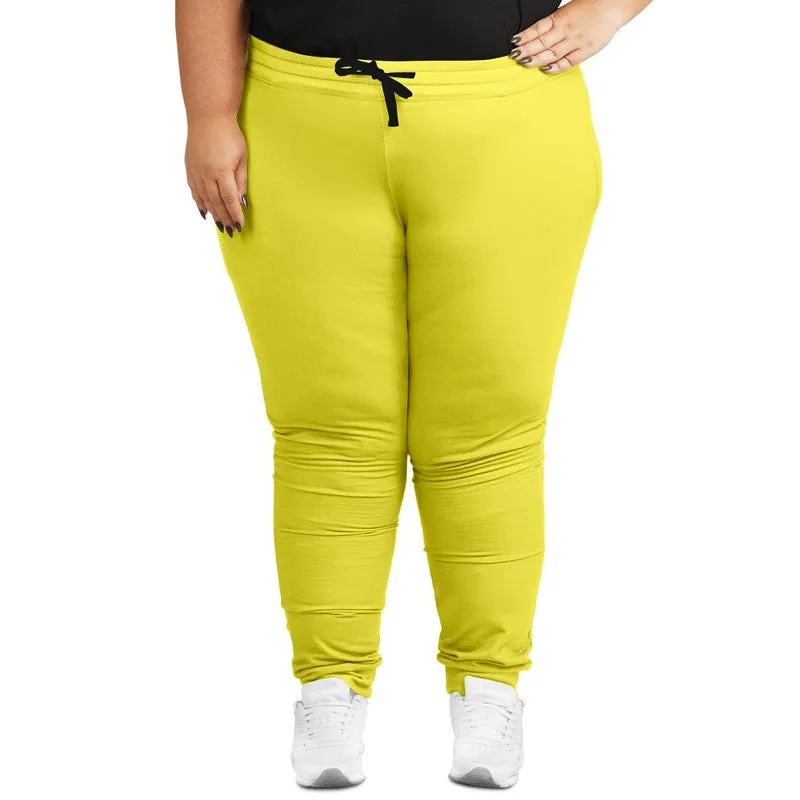 Midtone Yellow Joggers | Unisex | with PLUS sizes | C0M0Y80K0