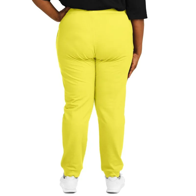 Midtone Yellow Joggers | Unisex | with PLUS sizes | C0M0Y80K0