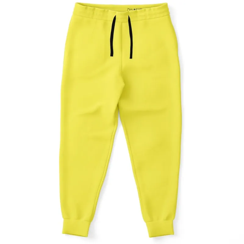 Midtone Yellow Joggers | Unisex | with PLUS sizes | C0M0Y80K0