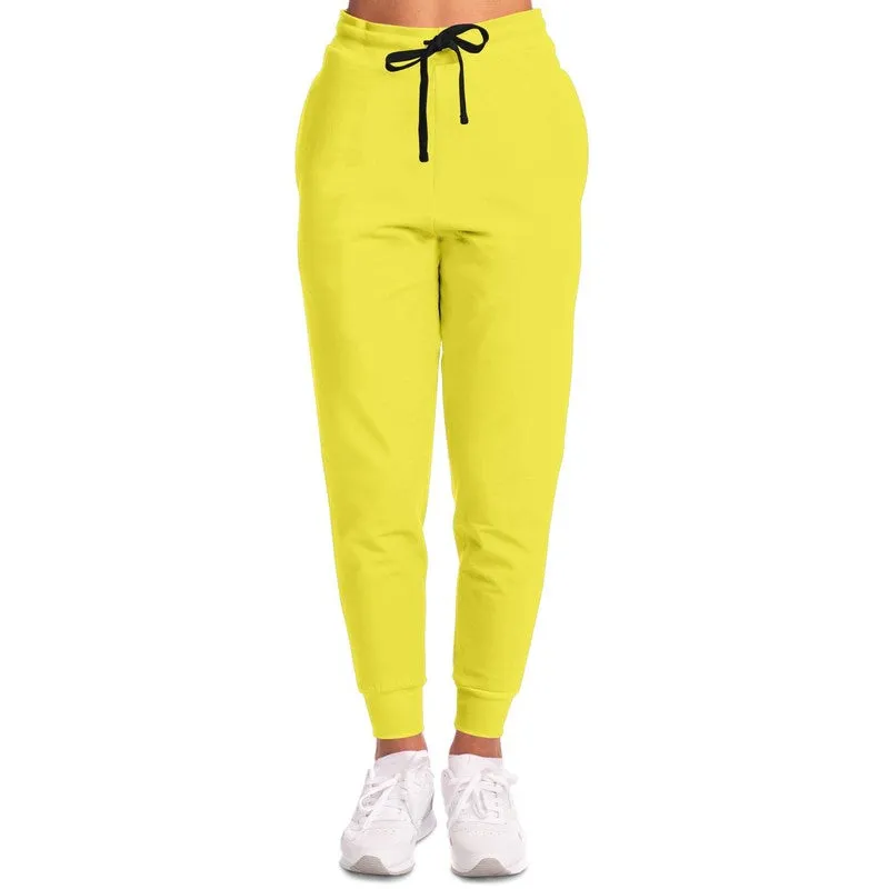 Midtone Yellow Joggers | Unisex | with PLUS sizes | C0M0Y80K0