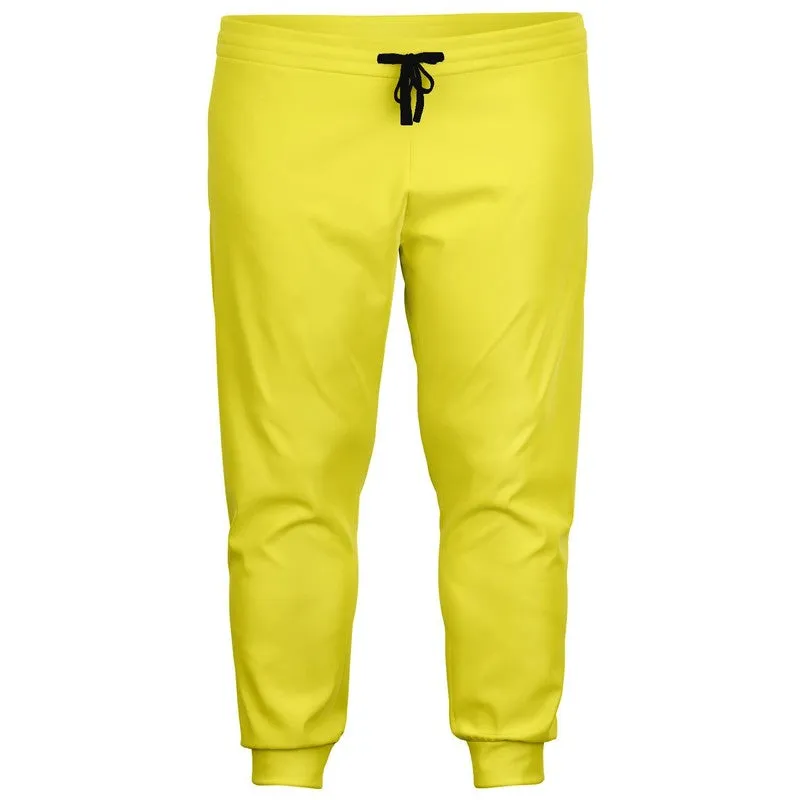 Midtone Yellow Joggers | Unisex | with PLUS sizes | C0M0Y80K0