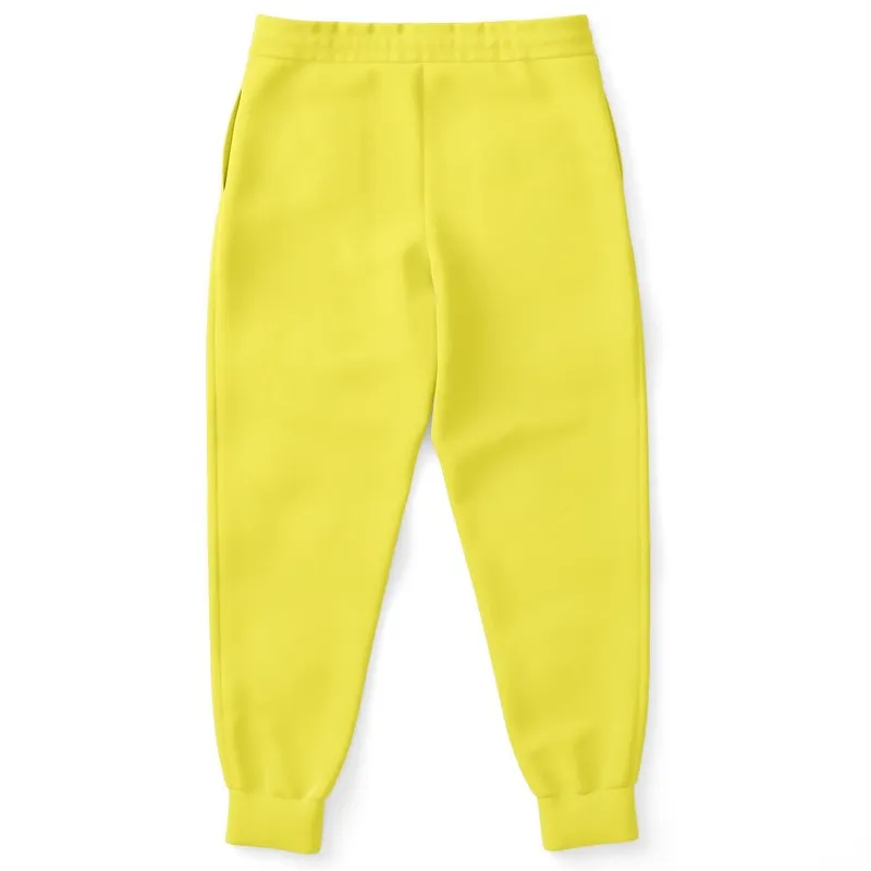 Midtone Yellow Joggers | Unisex | with PLUS sizes | C0M0Y80K0